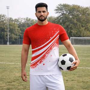 Camisetas de Fútbol Transpirables de Manga Corta, Impresión Digital Personalizada, Alta Calidad, Más Vendidas, Servicio OEM, Conjuntos con Logotipo Frontal para Unisex - Product Image 5