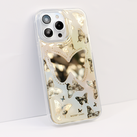 Trident personnaliser luxe One Piece TPU PC miroir housse de téléphone portable pour Iphone 15 14 13 12 Pro Max