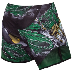 Shorts MMA Entièrement Sublimés Lavés et Extensibles pour Hommes – Tenue de Performance Athlétique pour Entraînement, Grappling, Boxe, Kickboxing – Respirant - Product Image 4