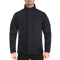 Chaqueta Táctica de Invierno para Hombre de Alta Calidad, Chaqueta Bomber Softshell Impermeable, Transpirable, con Capucha y Reversible, con Logotipo Frontal