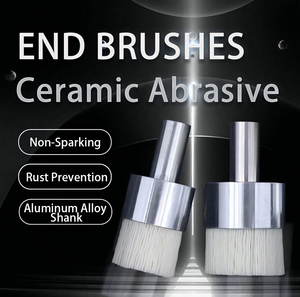 320 grain industriel/bricolage céramique ébavurage polissage nettoyage enlèvement scories rouille soudure <span class=keywords><strong>perceuse</strong></span> CNC Machine OEM fin brosses - Product Image 6