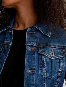 Dernière mode, manteaux et veste personnalisés pour femmes, automne et printemps, veste en jean décontractée à manches longues pour femmes - Product Image 4