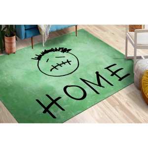 Alfombra Verde de Anime: Decoración Moderna Lavable para Piso, Alfombra Impresa, Alfombra Delgada No Tejida - Product Image 2