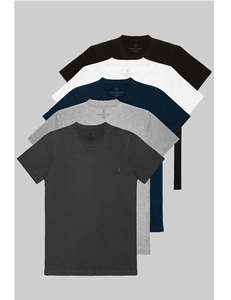 T-shirt Streetwear 100% Coton Uni, Coupe Oversize à Épaules Tombantes, Personnalisable avec Impression Haute Qualité et Effet Gaufré pour Homme - Product Image 2