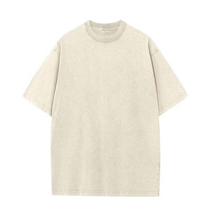 2025 hommes mode athlétique surdimensionné T-Shirts à manches courtes coupe ample col rond t-shirts léger t-shirts haut - Product Image 3