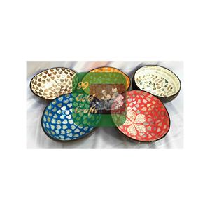 ชามกะลามะพร้าวธรรมชาติจากเวียดนามวัสดุเชิงนิเวศสำหรับการเสิร์ฟอาหารการออกแบบห้องครัว - Product Image 6