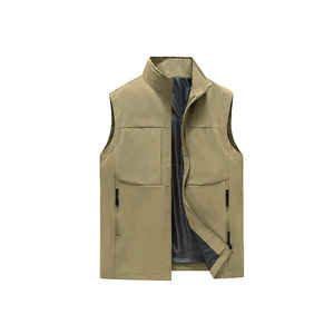 Grande taille Softshell refroidissement gilet vestes pour hommes Golf gilets gilets décontracté été en gros personnalisé corps chaud imperméable tissé - Product Image 5