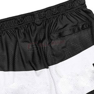 Short de gymnastique d'été de style décontracté pour hommes 100% maille de basket-ball en polyester séchage rapide motif solide entrejambe grande taille pour adultes non tissé - Product Image 4