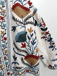 New Trending Handmade Suzani Embroidery Tnt Jacket| Women's Clothing| Gift for Her Ethnic Unisex <b>Coat</b>,Suzani Short Jacket - Product Image 3