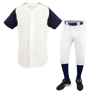 Uniforme de béisbol de poliéster personalizado de nuevo estilo, uniforme de béisbol de ajuste Regular liso y de alta calidad, conjunto de uniformes de béisbol a la venta - Product Image 1
