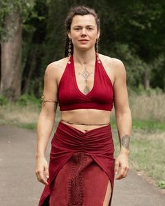 Sujetador deportivo de yoga, top transpirable que absorbe el sudor, suave y elástico para fitness, sujetador deportivo tipo racerback sin costuras con soporte para entrenamiento - Product Image 5