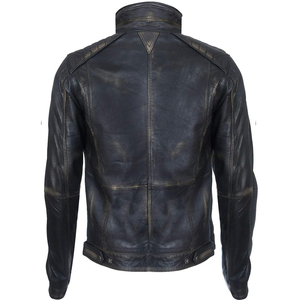Chaquetas de Cuero Vacuno y Lona de Diseño Personalizado, Nuevas, de Alta Calidad, a la Moda, con Cuello Alto, para Uso Urbano, a Precios Razonables - Product Image 2