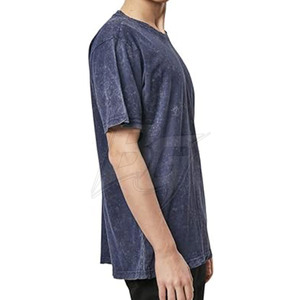 บริการ OEM เสื้อยืดคอตตอน 100% คุณภาพพรีเมียม ซักแบบวินเทจ สั่งทำได้ตามต้องการ ขายส่ง ระบายอากาศได้ดี สวมใส่สบาย สำหรับผู้ชาย - Product Image 2