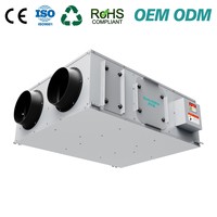 Ventilateur d'extraction bidirectionnel avec radiateur pour récupérateur d'air pour salle de bain extérieure hôtel cuisine chambre Ventilation système HVAC ERV