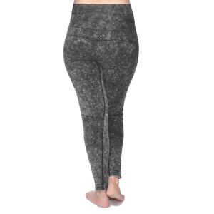 New Style High Waisted Workout Yoga Seamless Women <b>Leggings</b> Custom Design High Quality Women <b>Acid</b> <b>Washed</b> <b>Leggings</b> 2025 - Product Image 2