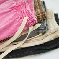 Shorts amples vintage en coton délavé à l'acide pour homme, taille élastique avec cordon de serrage, décontractés, pour l'été