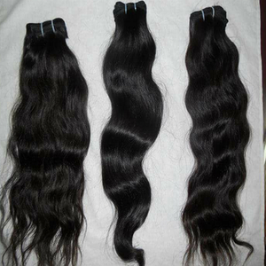 Extensions de cheveux bruts Remy non transformés naturel génie trame droite indienne extensions de cheveux humains au prix de gros - Product Image 1