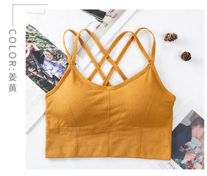 Haut rembourré sans couture réglable | soutien-gorge de sport respirant et léger pour femme pour un usage quotidien - Product Image 5