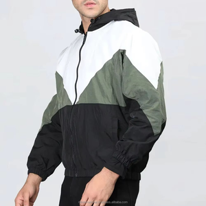 Vestes coupe-vent formelles pour hommes de haute qualité avec col montant et fermeture éclair, service OEM pour la mode d'automne - Product Image 5