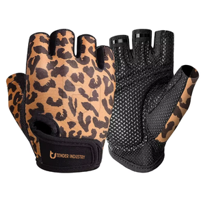 Gants de sport en néoprène respirant pour hommes avec logo personnalisé, demi-doigts, pour la musculation, la musculation, l'entraînement physique, avec paume antidérapante - Product Image 6