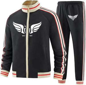 Tenues de sport de luxe sur mesure unisexes pour le football, survêtements d'entraînement, style rétro, tenues de course à pied - Product Image 1