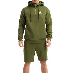 Conjunto de Sudadera con Capucha y Pantalones Cortos de Diseño Personalizado, Hecho de Poliéster y Algodón, Ligero y de Alta Calidad - Product Image 1