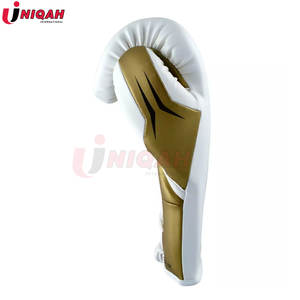Gants de boxe professionnels en cuir de vachette de qualité supérieure avec lacets, couleur et taille personnalisables, confortables, antidérapants, pour l'entraînement aux arts martiaux - Product Image 6
