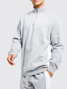 Haute qualité 100% coton hiver décontracté 2 pièces ensemble sweat-shirt et pantalons de survêtement surdimensionnés Logo brodé personnalisé pour le jogging des hommes - Product Image 2