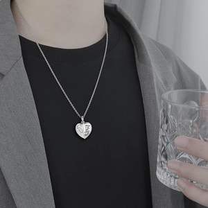 Sœur Coeur Crémation Collier Cendres Aile d'Ange Urne Collier Mémorial Souvenir Bijoux Gravé Toujours pour Toujours Taille Personnalisée - Product Image 5