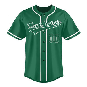 Camiseta de Béisbol Personalizada de Alta Calidad para Hombre con Nombre y Logotipo del Equipo, Secado Rápido, Cuello en V, Precio Económico - Product Image 2