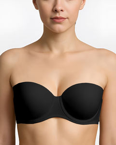 Soutien-gorge push-up sans bretelles avec grip en silicone, usage quotidien, bonnet 3/4 - Product Image 2
