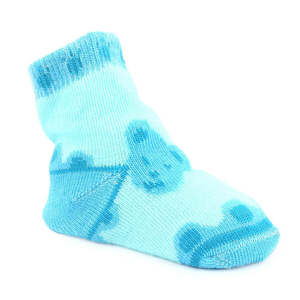 Newborn <b>Booties</b> - Cyan - Product Image 1
