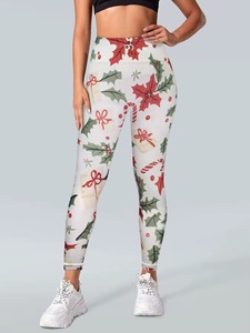 Leggings Deportivos para Mujer, Sublimados, Personalizados, al por Mayor, Ropa Deportiva Ajustada, Ropa de Yoga, Pantalones Estampados - Product Image 4