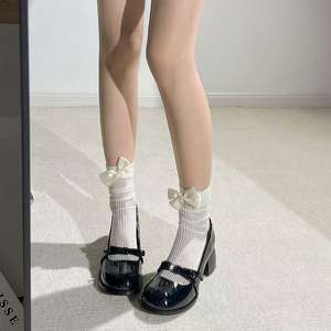 Sandalias de tacón de moda de verano para mujer, zapatos de tacón alto informales, cómodos y versátiles, de cuero genuino - Product Image 3