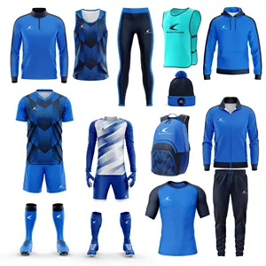 Trainingsbekleidung Fußballtrikot Fußballtrikots Fußballbekleidung-Uniformen Bündelpack Fußballbekleidung