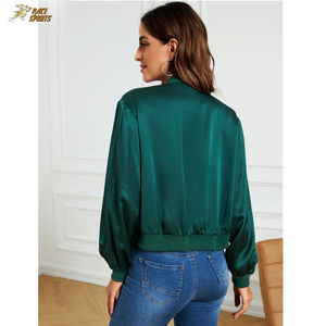 Alta calidad mancha transpirable béisbol Universidad Varsity chaqueta bombardero chaqueta superventas mujeres mancha chaquetas - Product Image 2