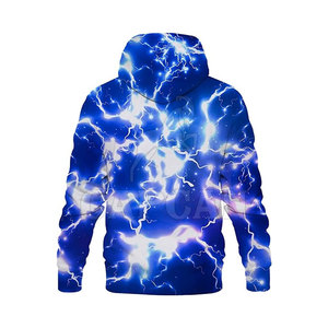 Vêtements d'hiver décontractés Sweats à capuche imprimés en 3D pour hommes Vêtements de mode de couleur unie avec logo personnalisable - Product Image 6