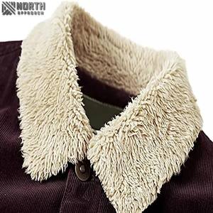 Veste d'hiver en jean pour hommes, vestes décontractées et respirantes en tissu tricoté conçues sur mesure - Product Image 4