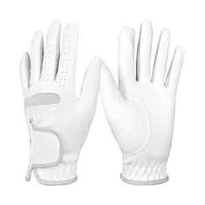 Guantes de Golf de cuero Cabretta blanco puro con marcador de bola magnética para hombre, guante de Golf de cuero Cabretta duradero para zurdos para Unisex - Product Image 2