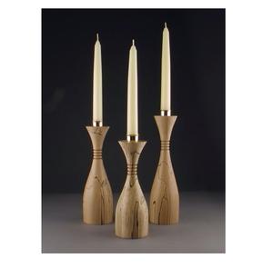 Bougeoir rustique fait à la main Vintage Style indien sculpture sur bois massif décor de Table de noël bougeoir fait à la main - Product Image 6