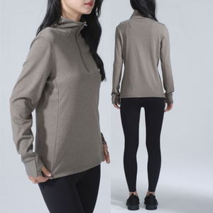 Sudadera de Gran Tamaño con Cremallera para Mujer, Ropa de Calle, Jersey con Media Cremallera, Sudadera con Capucha de Color Personalizado, Sudaderas de Manga Larga de Gran Tamaño - Product Image 6