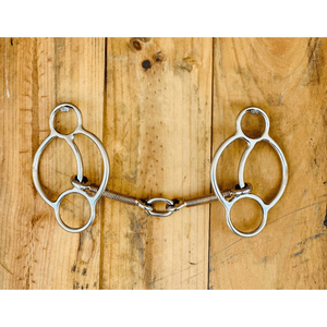 Professional Sliding <b>Gag</b> Snaffle <b>Bit</b> for Horse Riding, Smooth Polished Mouthpiece, Durable Stainless Steel Equestrian Tack - Product Image 2