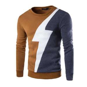 Nouveau Style de rue coton polyester hommes col rond nouveau Design sweat chemise confortable pour hommes - Product Image 1