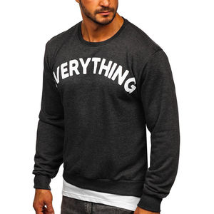 Sudadera Lisa para hombre al por mayor Jersey de algodón color liso Sudadera con capucha streetwear outlet de fábrica - Product Image 3