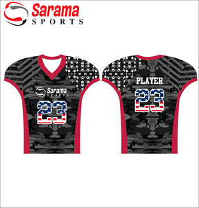 2022 Sublimated ผู้ชายที่กำหนดเองการออกแบบอเมริกันฟุตบอลเครื่องแบบบวกขนาดโรงงานโดยตรงทำฟุตบอลเครื่องแบบ - Product Image 3