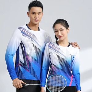 Imprimir camisa de tenis de manga de secado rápido camisetas de bádminton 2024 nueva moda coreana voleibol tenis camiseta jersey - Product Image 5