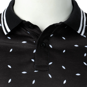 Conception unique, respirant, de haute qualité, chemise décontractée pour homme à manches courtes en tricot, mélange polyester/coton, grande taille - Product Image 4