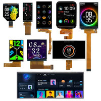 SPI MCU personnalisé RGB LVDS 1.77 2.4 2.8 3.54 5 6 7 8 10 10.1 pouces écran d'affichage LCD de voiture Modules LCD TFT avec écran tactile