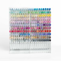 Organisateur de marqueurs en acrylique Ohuhu 112 marqueurs Mallette de rangement de bureau