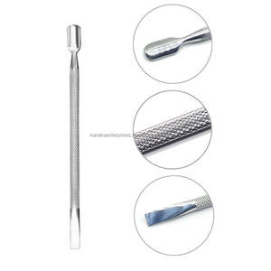Empujador de Cutículas Profesional Reutilizable de Acero Inoxidable de Doble Punta, Removedor de Piel Muerta, Limpiador de Uñas para Manicura y Pedicura - Product Image 4